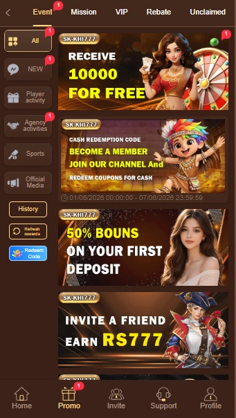 SKKhai777 game events