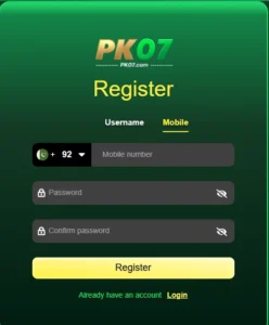Pak2026 game regester