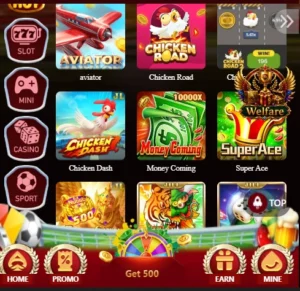 Live Blackjack game interface