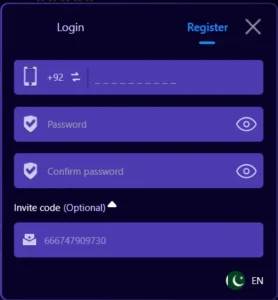 PAK3 Game Registration Method