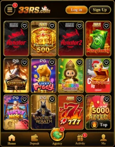 33RS Game interface