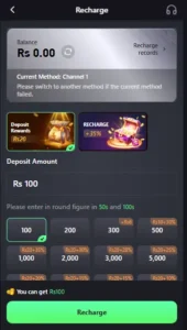 PKRAAH Game Deposit